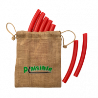 PLaisible jute bag with tubes for market rake